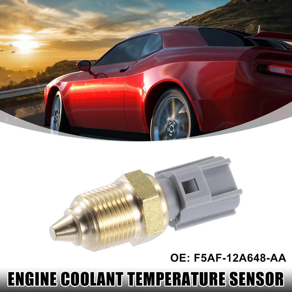 Engine Coolant Temperature Sensor F5AF-12A648-AA for Ford F-350 