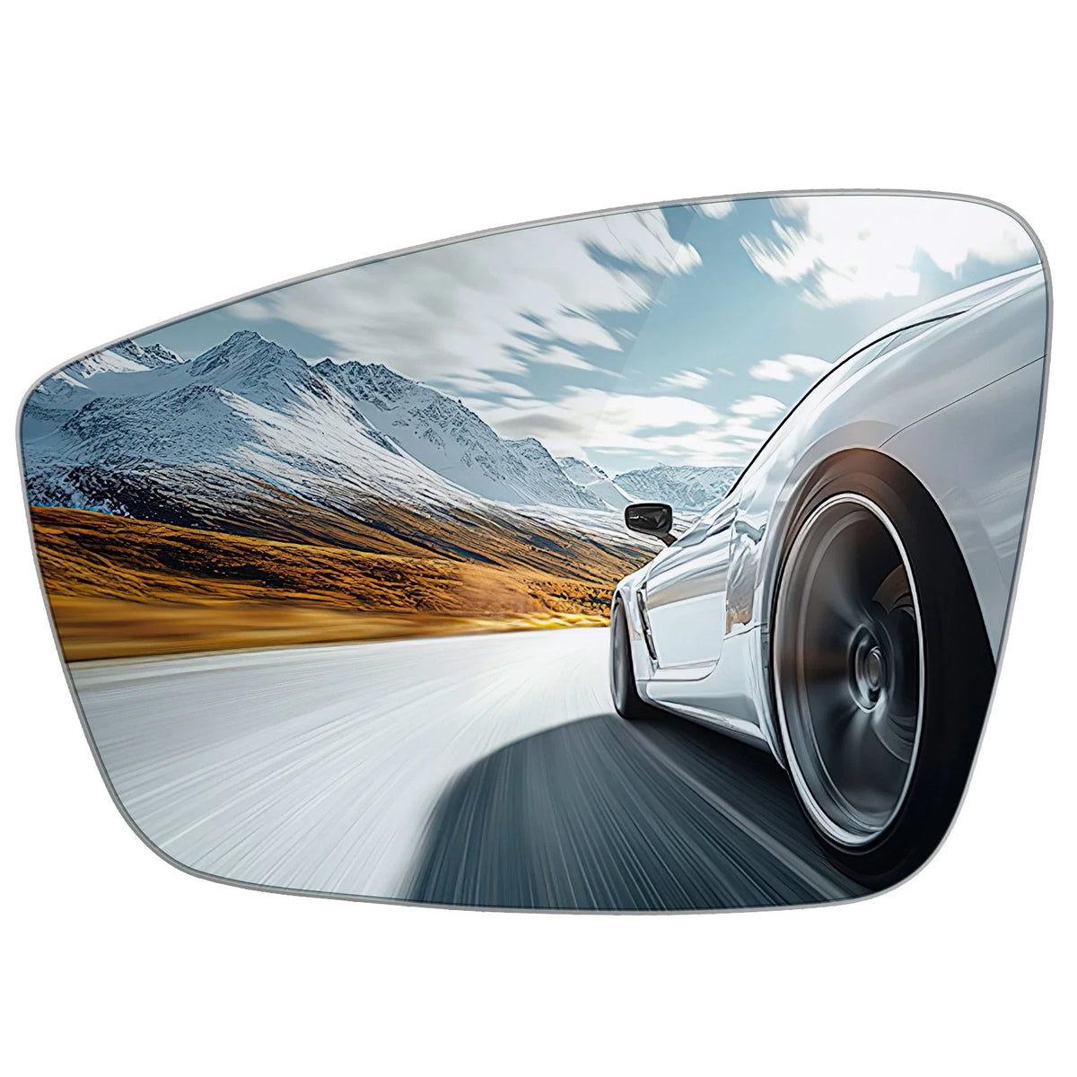 Driver Side Mirror Glass for Volkswagen (2011–2019) Passat Jetta Beetle