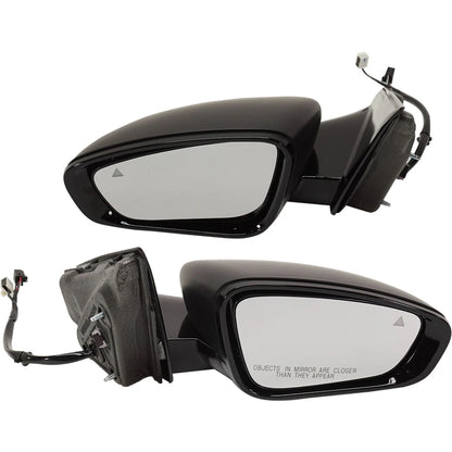 Power Heated Turn Signal Mirrors for Chrysler 200 (2015–2017) LH RH