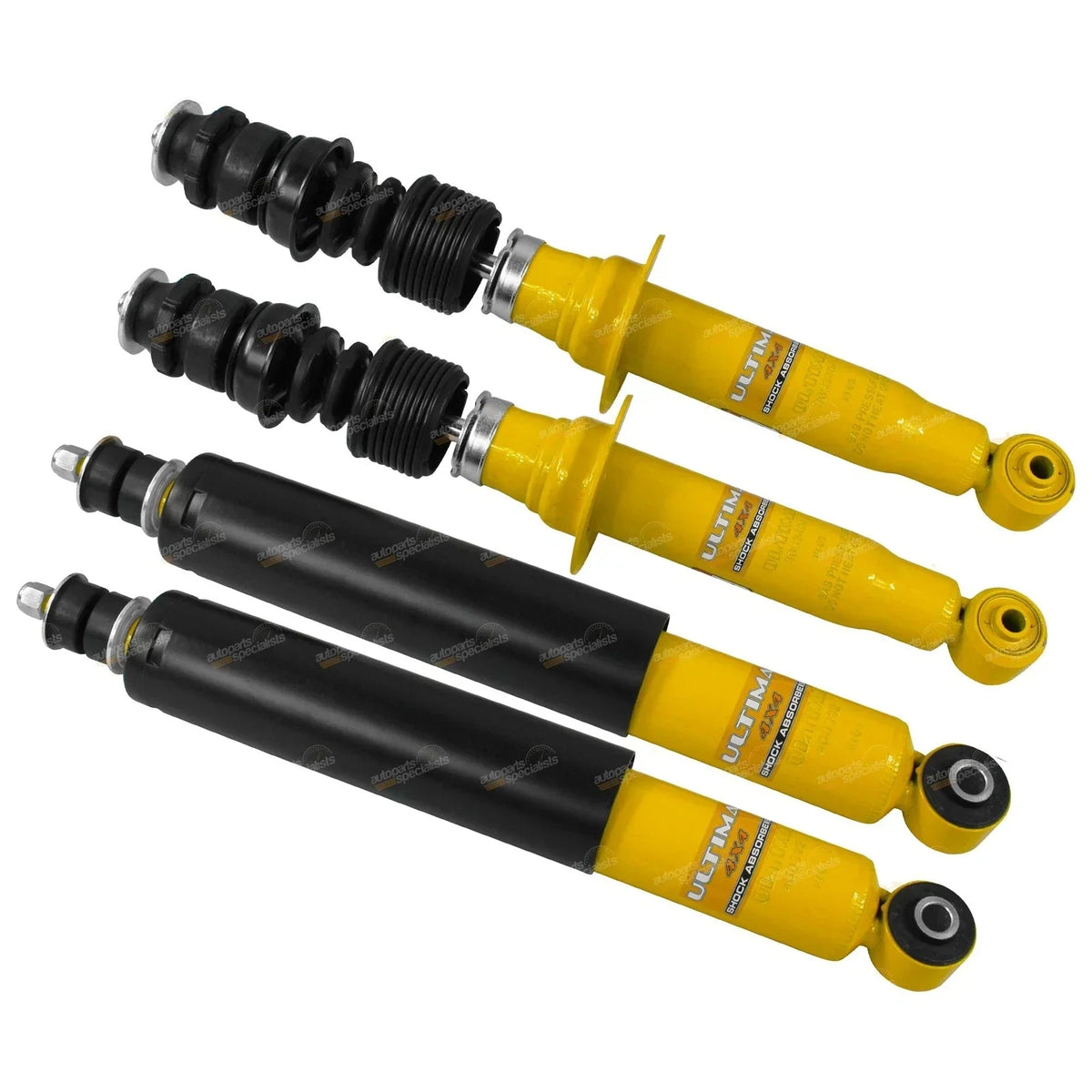 Front Struts and Rear HD Shock Absorbers Set for Pajero 2000-2017