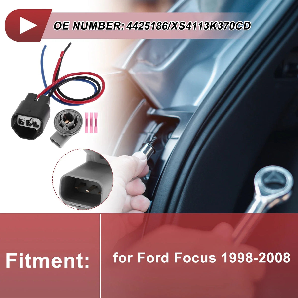 Brake Light Socket Wiring for Ford Focus (1998–2008) No.4425186