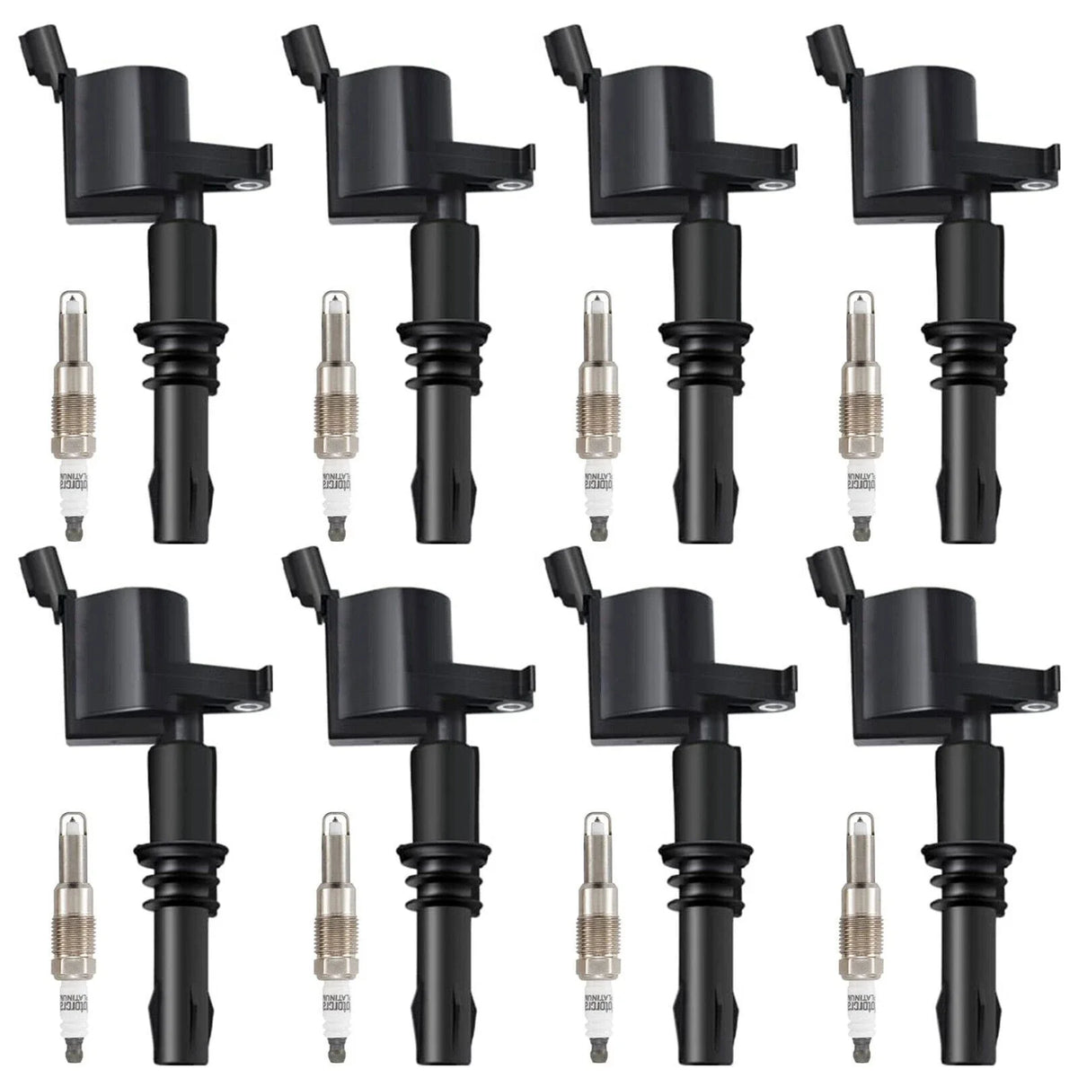 8-Pack Ignition Coils and Iridium Spark Plugs for Ford F-150 (2004–2010)