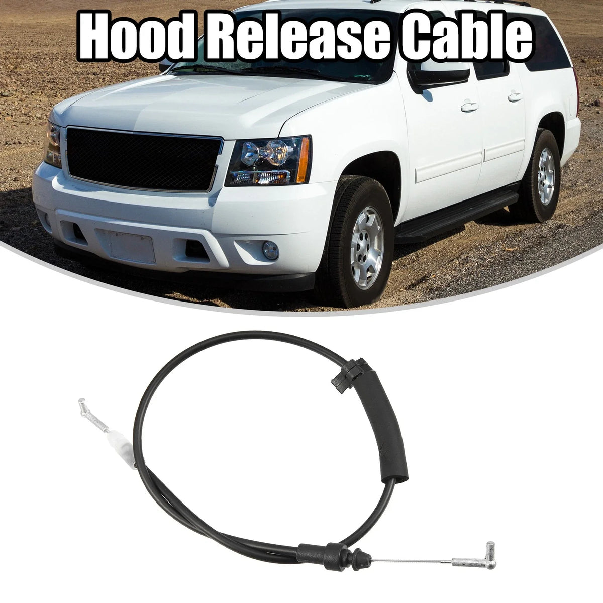 Front Left Door Handle Release Cable for Honda Accord (2003–2007) Black