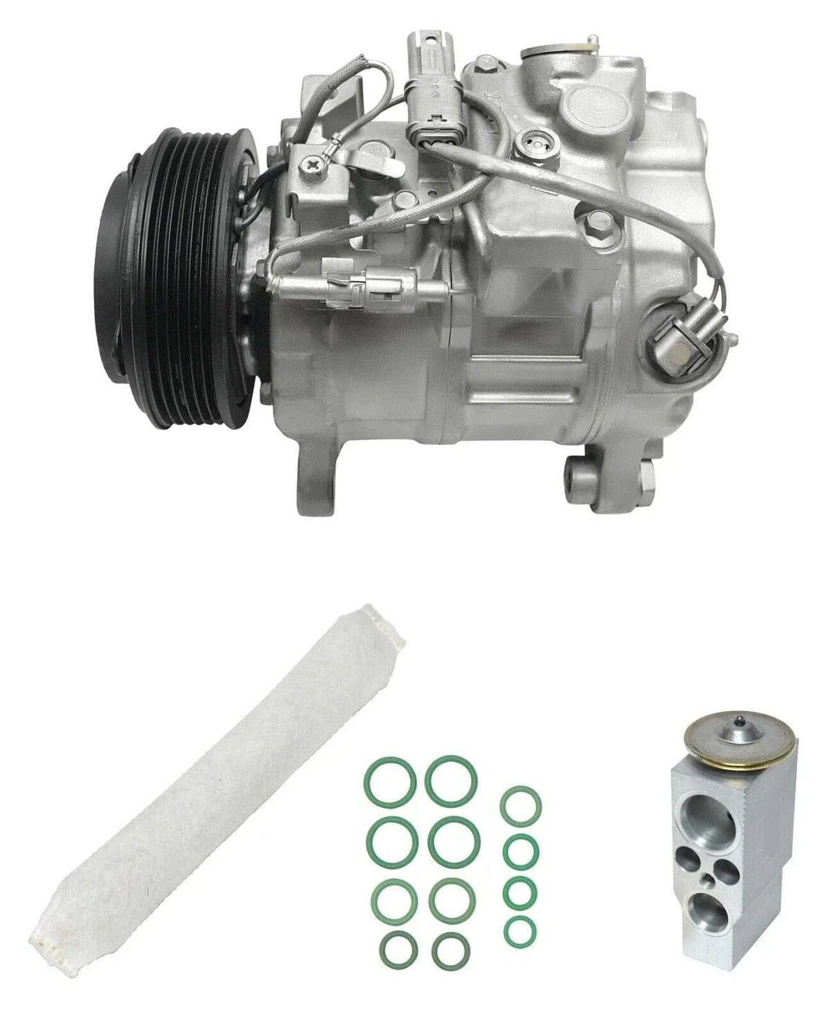 AC Compressor Kit Replacement for BMW 528i xDrive 2.0L Turbo (2011–2016)