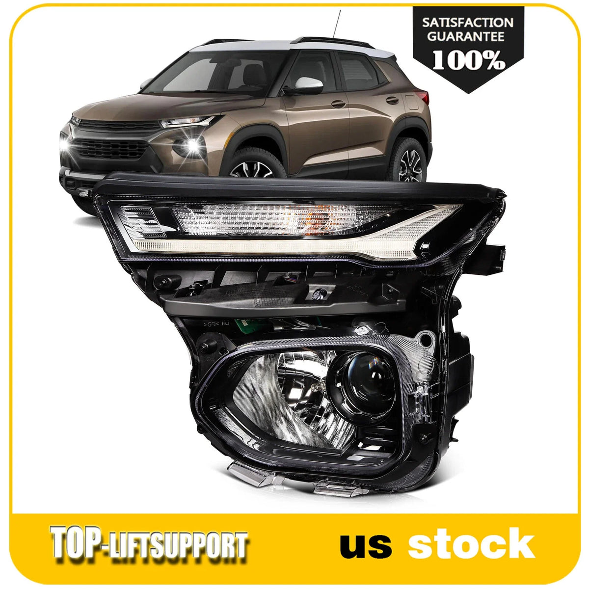 Left Driver Side Headlamp for Chevy Trailblazer (2021–2023)
