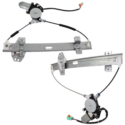 Window Regulators Set of 2 for Acura TL (2002–2003) Left Front & Rear