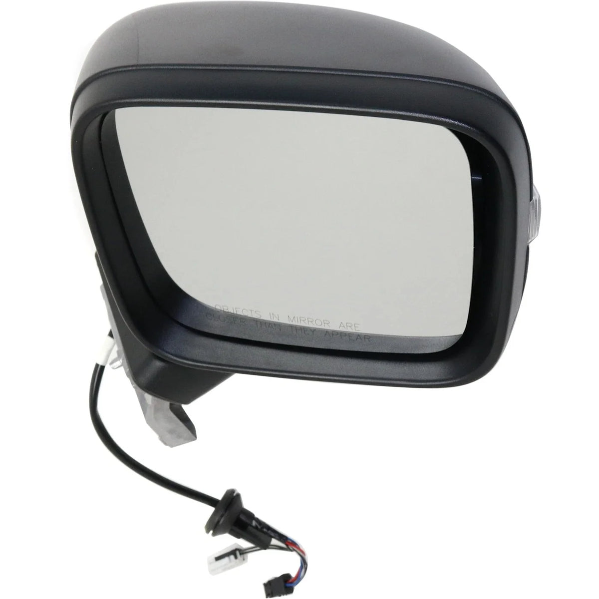 Set of 2 Mirrors for Jeep Renegade (2015–2018) with Signal Light Black