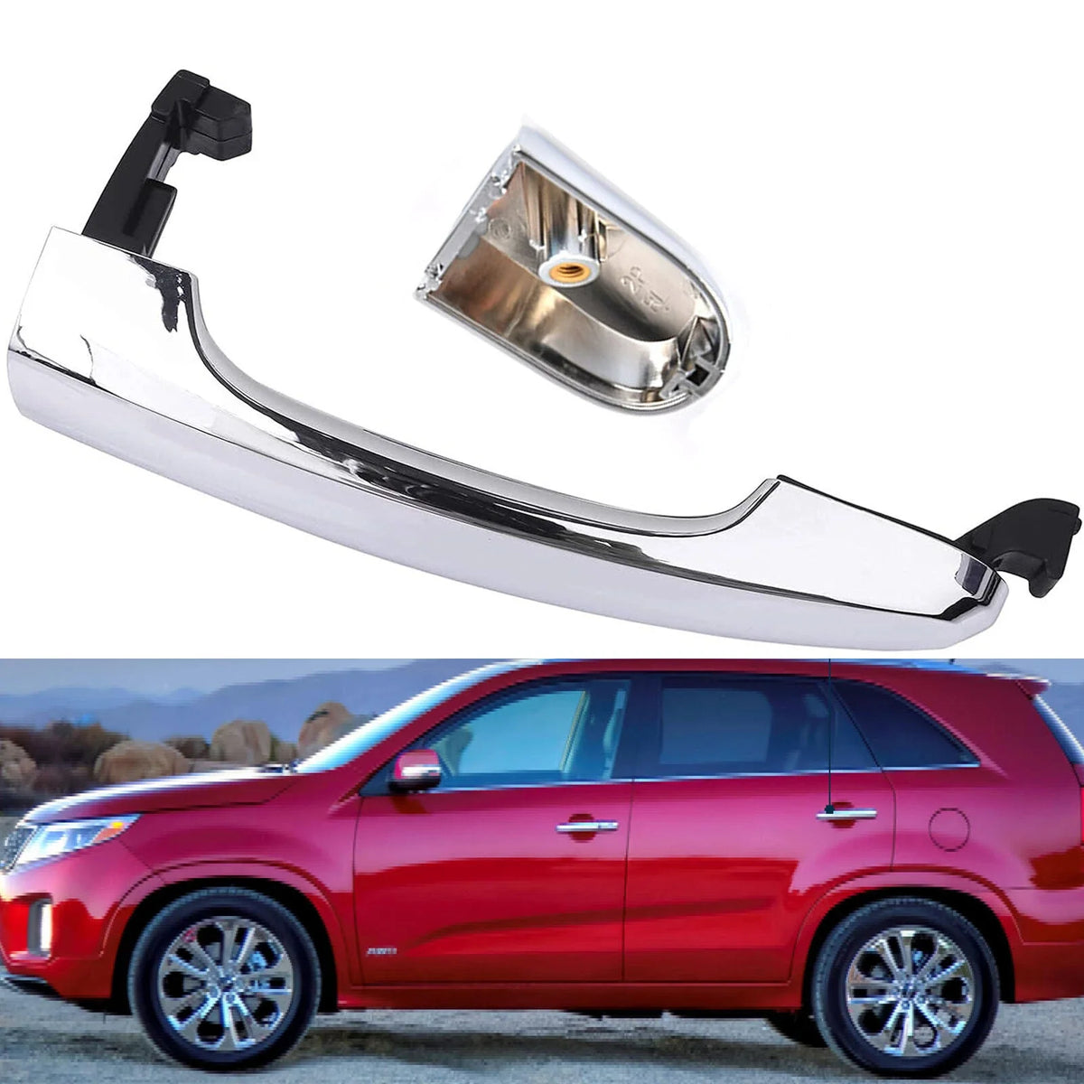 Left Driver Side Door Handle for Kia Sorento (2011-2015)