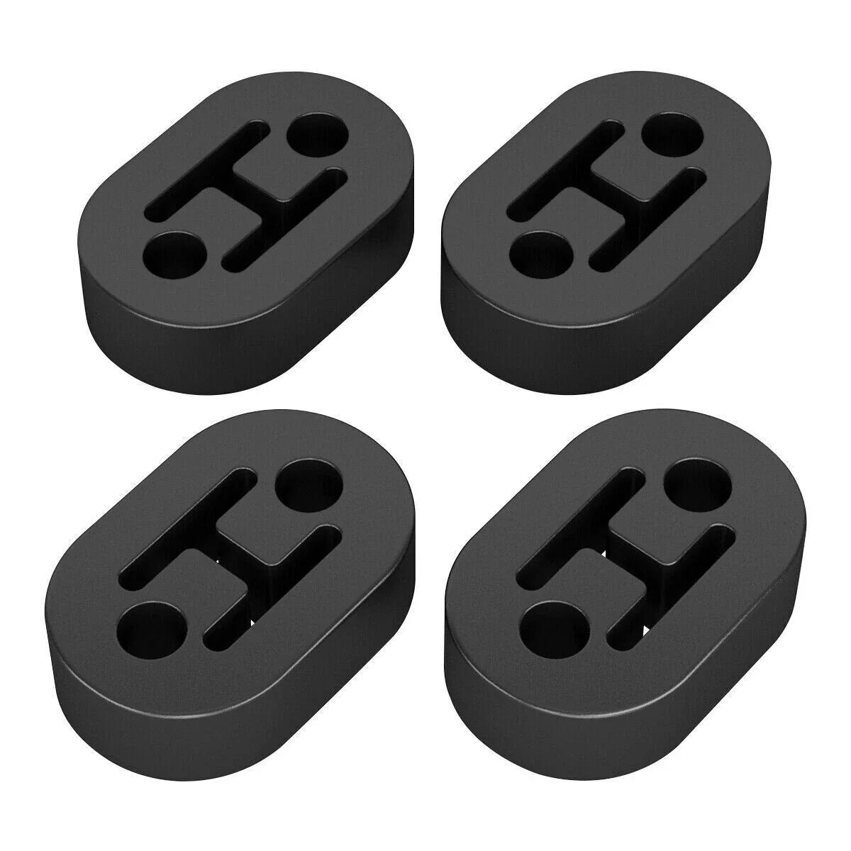 Set of 4 Rubber Exhaust Hanger Mount Brackets