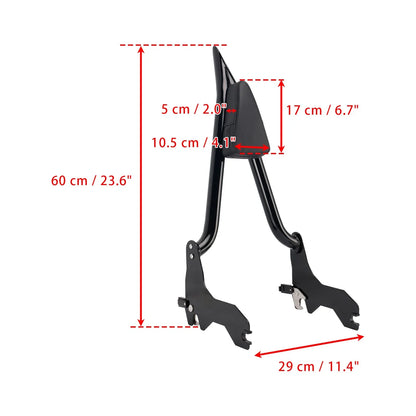 Passenger Sissy Bar Backrest for Softail Fat Bob 114 FXFB FXFBS (2018–2023)