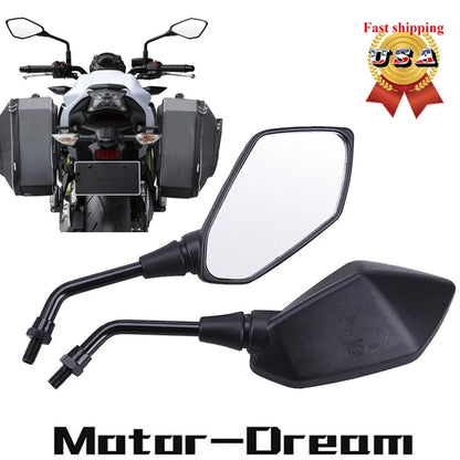 Motorcycle Rearview Mirrors 10mm - Set of 2 for Honda XR Series