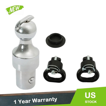 Safety Chain Anchor Kit & 2-5/16" Gooseneck Ball for Puck System