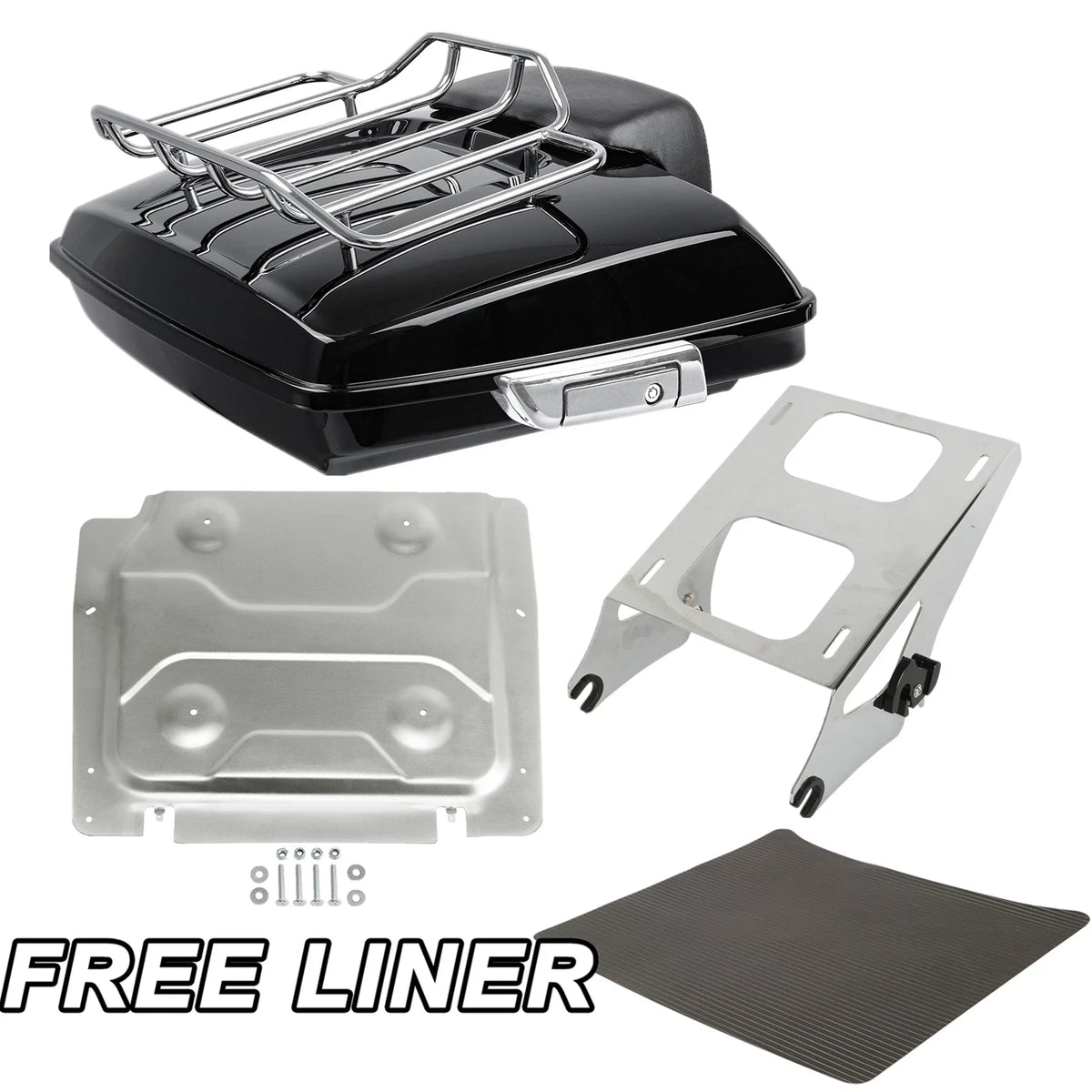 Trunk Mount Rack Plate Pad by Razor for Harley Touring Electra Glide 2014-2026