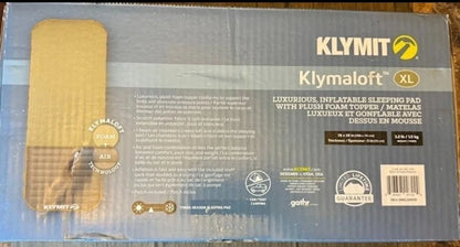 Camping Air Bed - Klymit Klymaloft Inflatable with Memory Foam