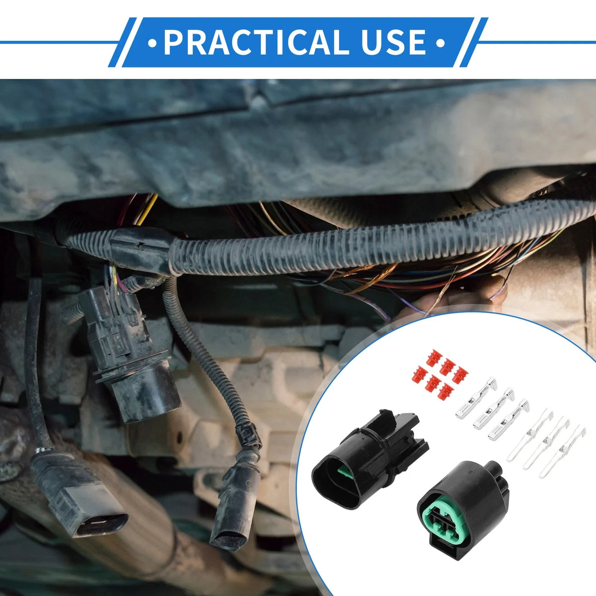 3 Pin Car Sensor Connector Plug for Hyundai Kia 