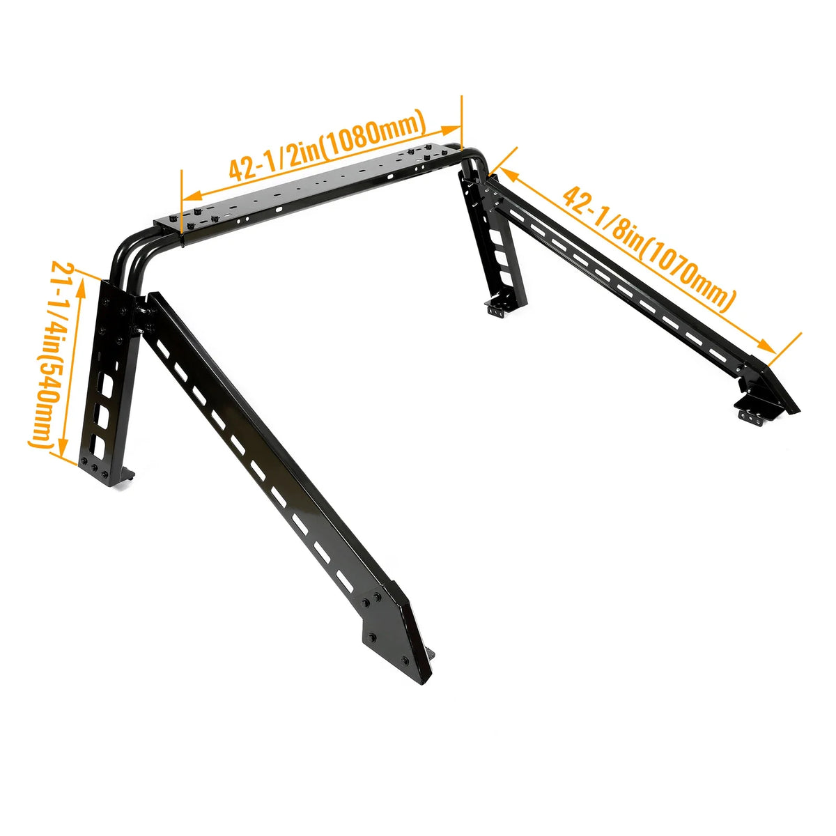 Adjustable Truck Bed Chase Rack Roll Bar for F150, Silverado, Sierra, Ram, Tundra (2010–2023)