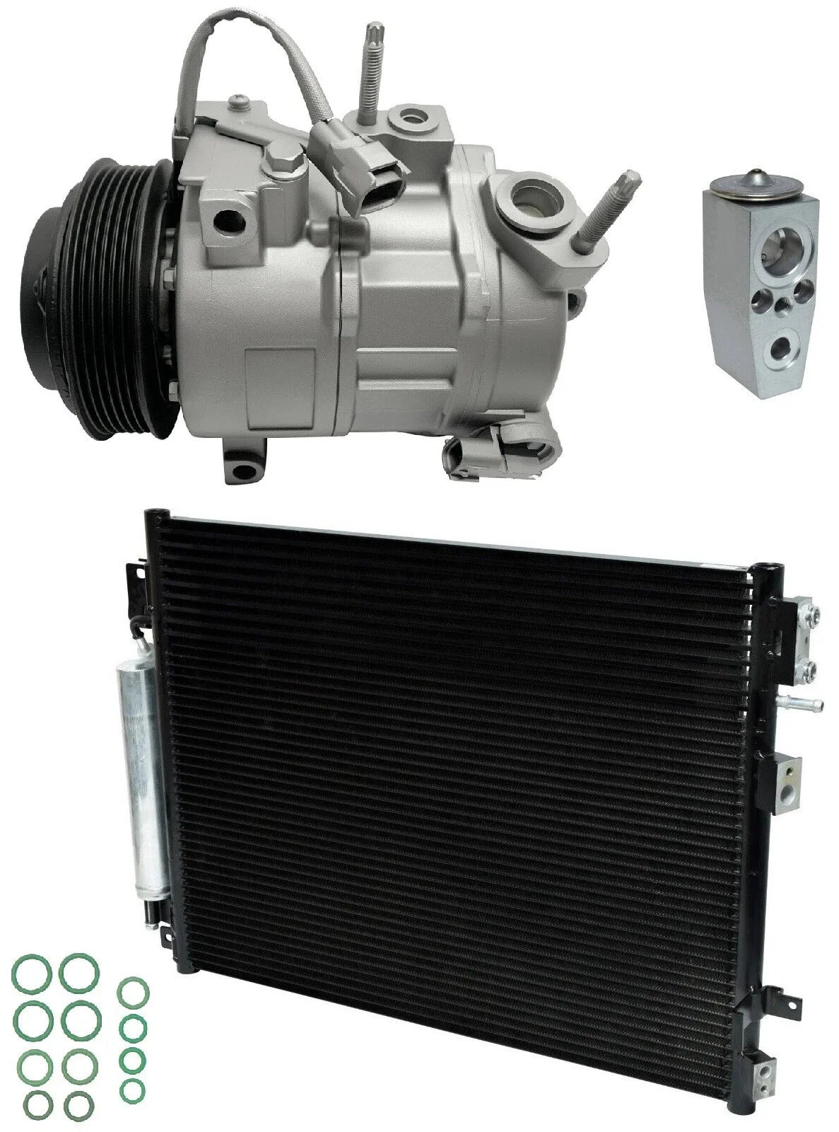 AC Compressor Kit With Condenser for Chrysler 300 5.7L (2017–2017)