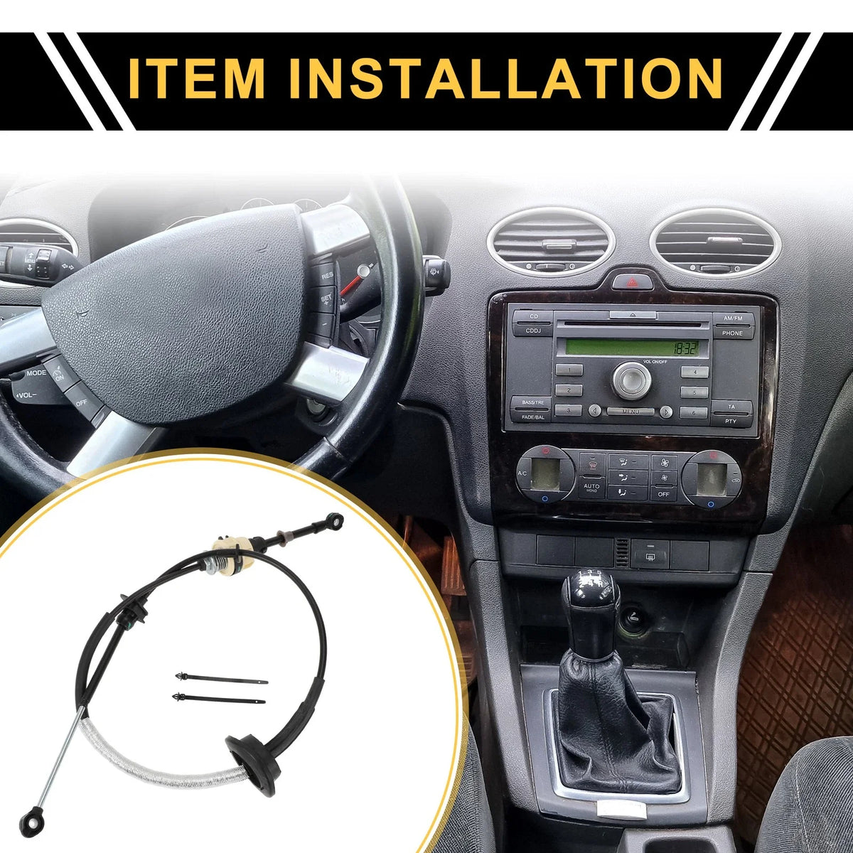 Transmission Gear Shifter Cable for Ford F150 (2004)