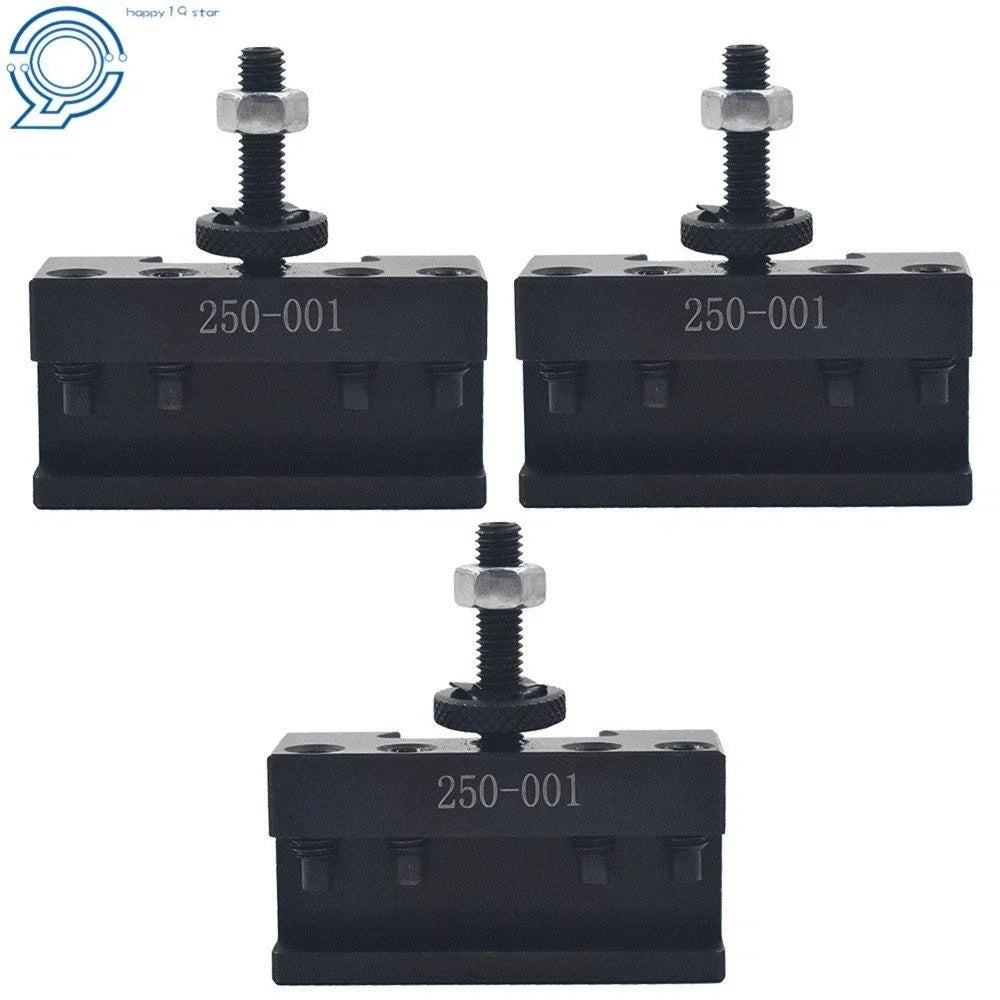 OXA Wedge Type Tool Post Set of 3, 250-000, 250-001 for 8" Mini Lathe