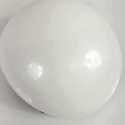Motorcycle Helmet Low Profile 2XL Pearl White by Bare Bones DOT