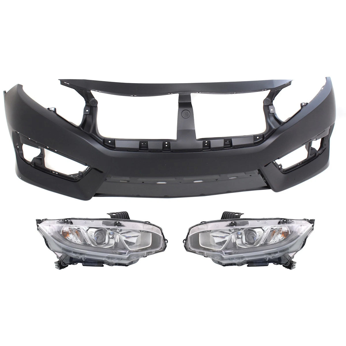 Halogen Headlight Kit for Honda Civic (2016–2018) LH RH