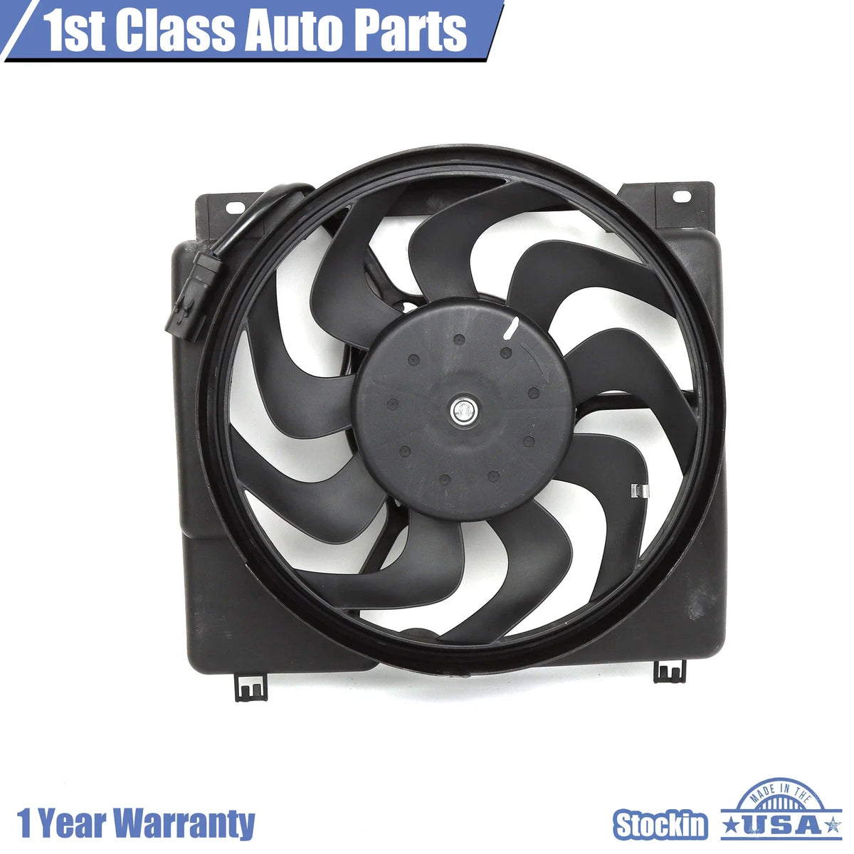 Radiator Cooling Fan Assembly for Jeep Cherokee Comanche Wagoneer (1984–2001)
