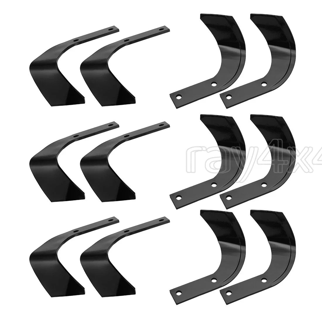 Set of 12 Tiller Rotary Tines for Honda RotoTiller FRC800 FRC800K1 06722-V20-003