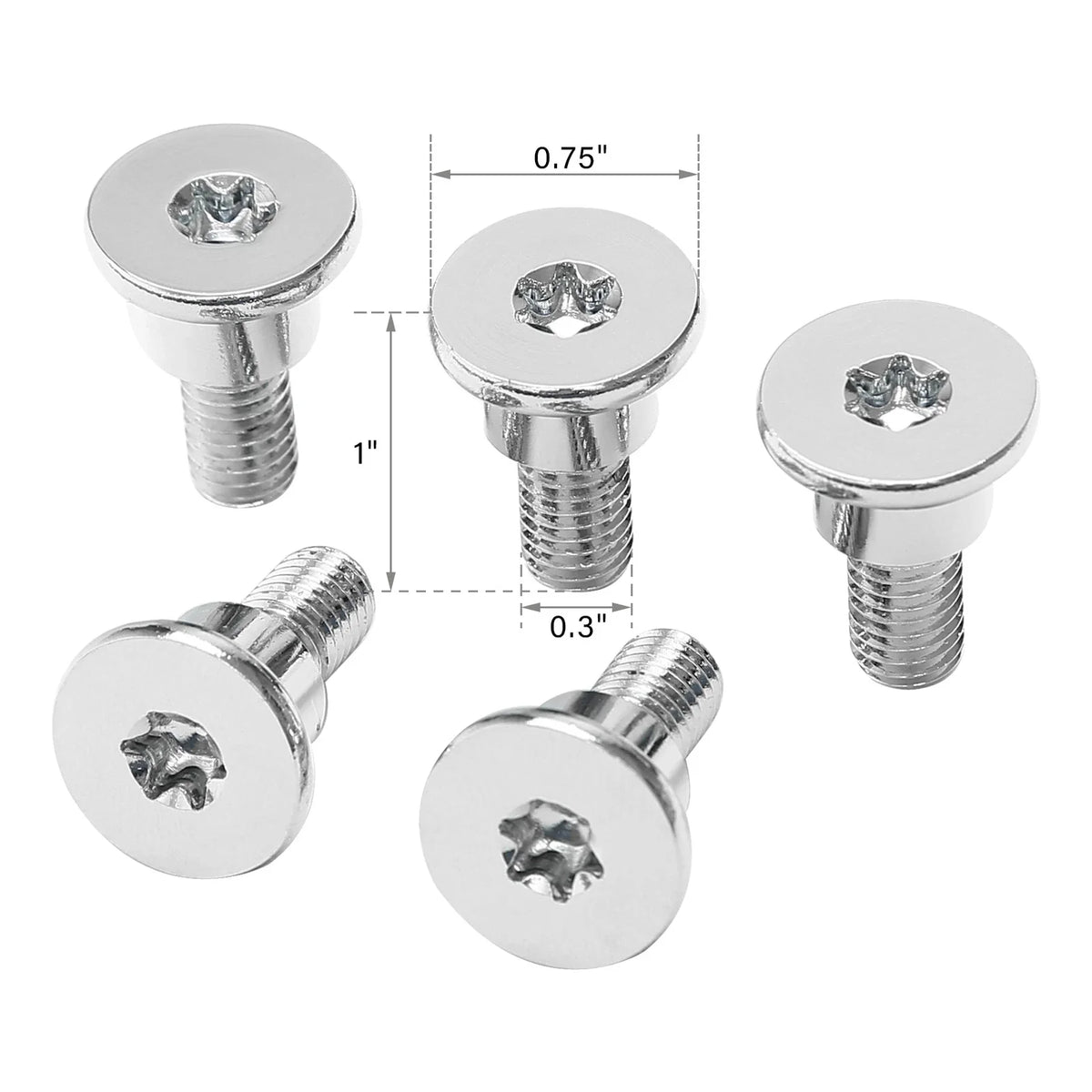 Front Brake Rotor Bolts 5PCS for Harley Electra Glide (2014-2023)
