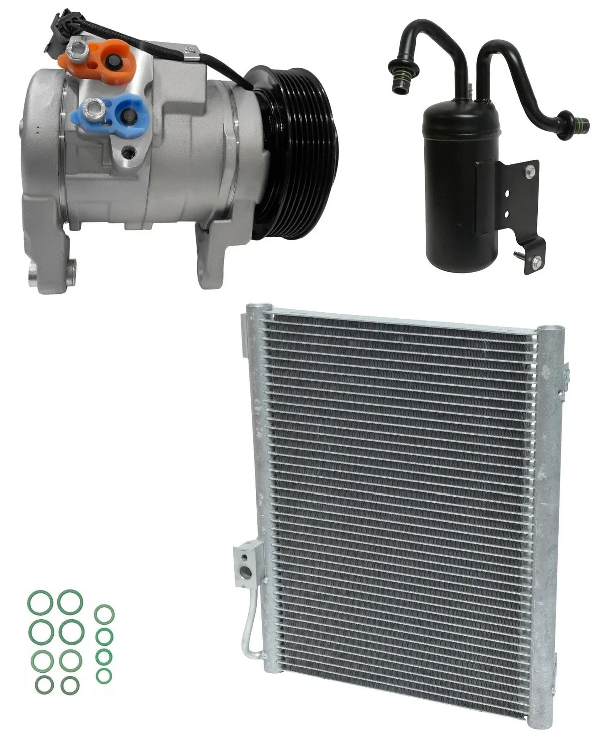 AC Compressor Kit With Condenser for Dodge Ram 3500 5.7L (2008–2010)