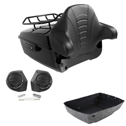 Trunk Rack Backrest Speakers for 2014-2026 Harley CVO Road Glide