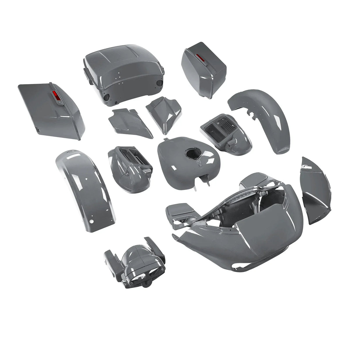 Fairings Bodywork for Harley CVO Road Glide Limited (2015–2024) Gunship Gray