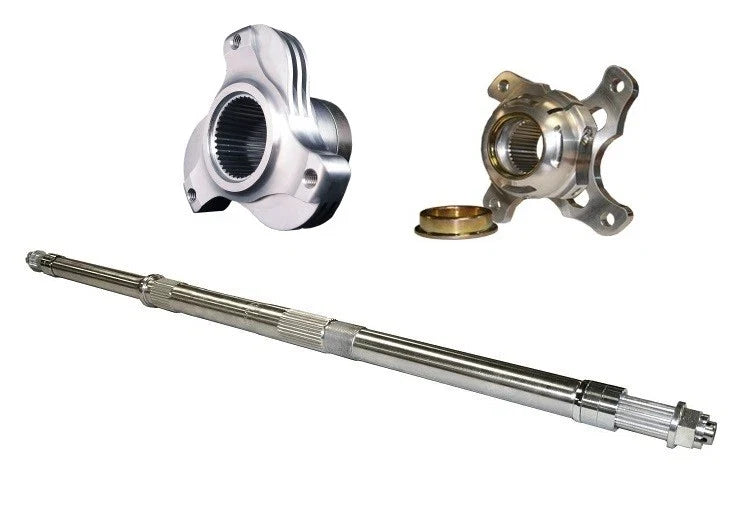 Axcalibar Axle + Sprocket Hub + Brake Hub for Suzuki LTR450 (2006–2009)
