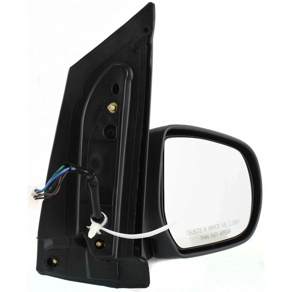 Power Mirror Set for Mazda MPV (2000–2006) Heated Textured Black Manual Folding
