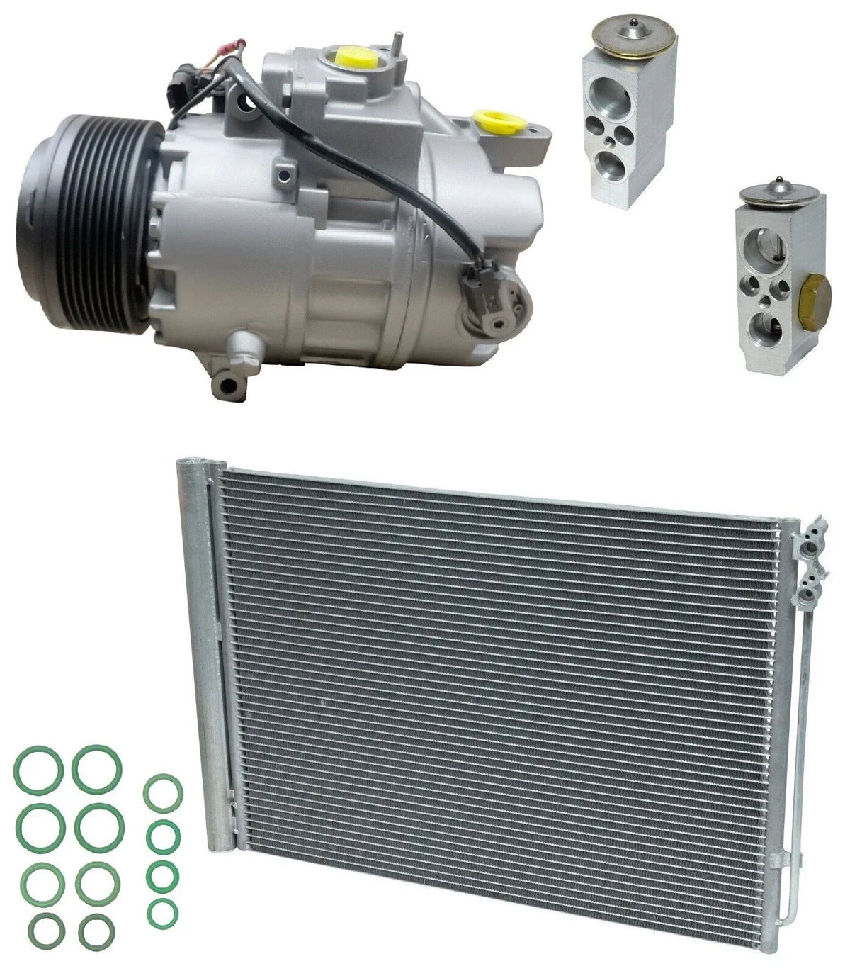 AC Compressor Kit With Condenser for BMW 740Li 3.0L (2011–2015)