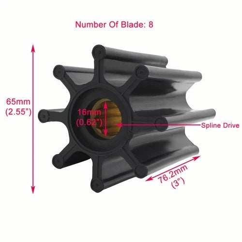 Water Pump Impeller for Mercury Jabsco Caterpillar 3N5895