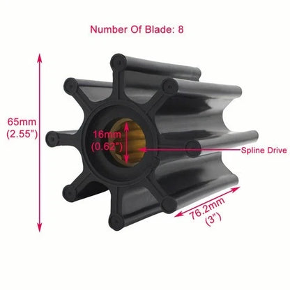 Water Pump Impeller for Mercury Jabsco Caterpillar 3N5895