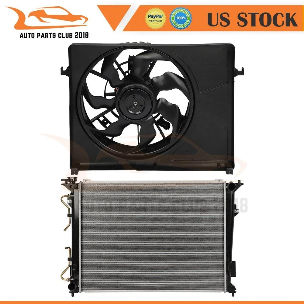 Radiator and Cooling Fan Assembly for Hyundai Sonata (2006–2008)