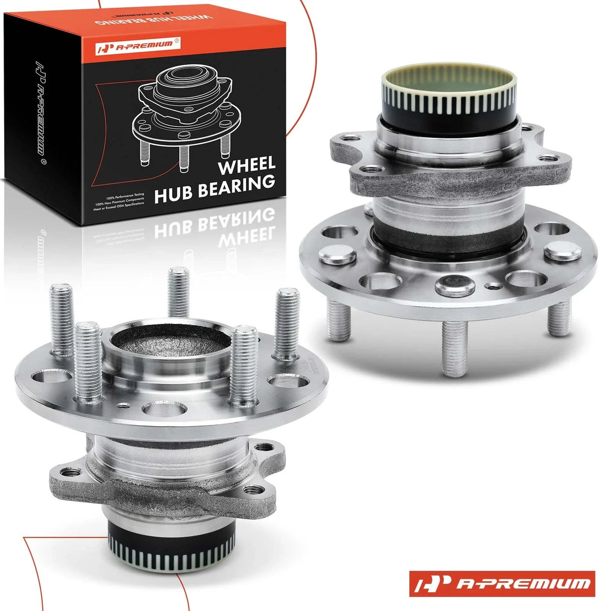 2X Rear Wheel Hub & Bearing Assembly for Hyundai Sonata (2010–2014)