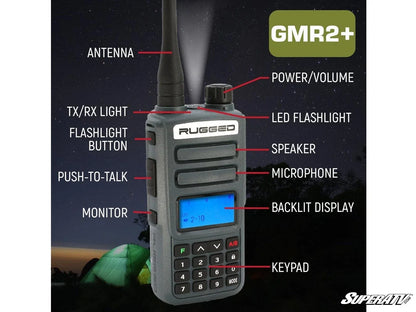 2X SuperATV GMR2 Plus Two-Way Rugged Radio