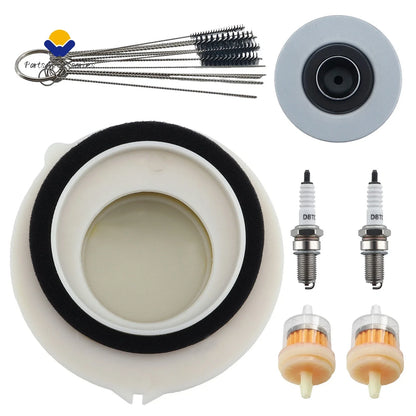 Oil Air Filter & Spark Plug Set for V-Star 650 Yamaha XVS650 1998-2011