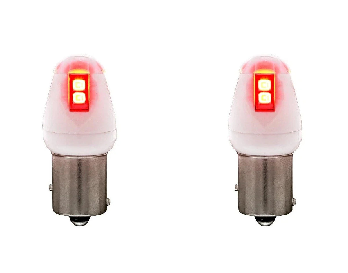 8 LED Red 1156 Bulbs for Semi Truck Marker Lights (2000–2024)