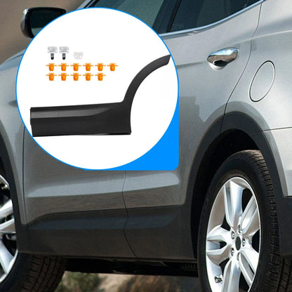 Set of 2 Rear Lower Door Molding Garnish for Hyundai Santa Fe (2013–2018)