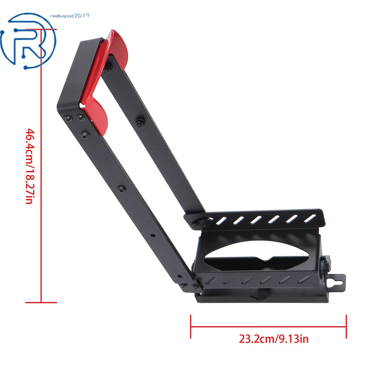 Swivel Bike Wall Mount for Garage Storage (Holds Up to 77 lbs)