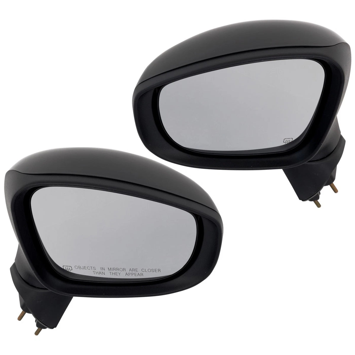 Set of 2 Heated Mirrors for Chrysler Voyager