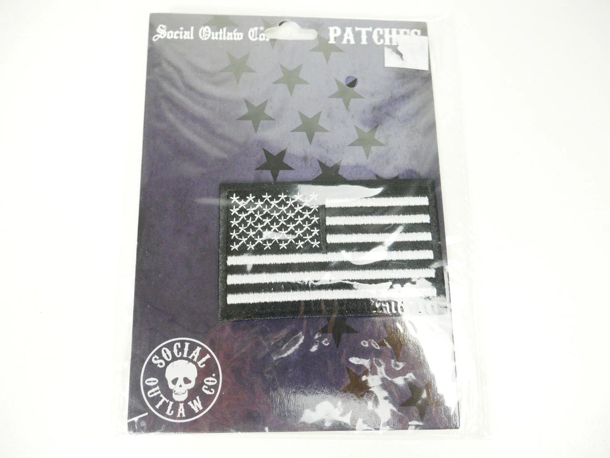 5pc Embroidered Iron-On Motorcycle Patch for American Bikes (USA)