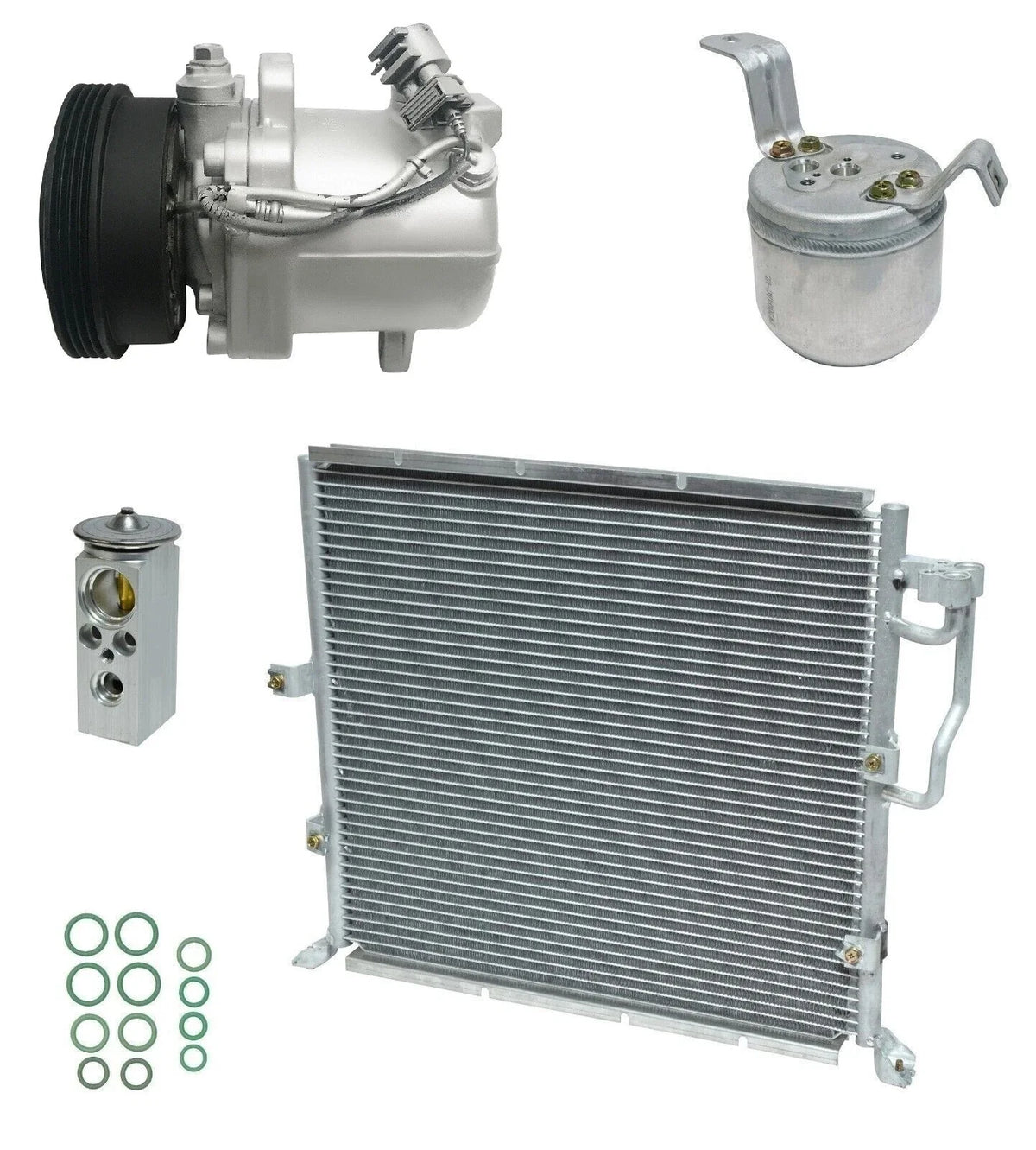 AC Compressor Kit With Condenser for BMW 318ti 1.9L (1999–1999)