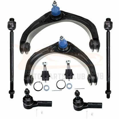 8-Piece Front Control Arms and Tie Rods for 2006-2007 Dodge Ram 1500