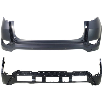 Set of 2 Rear Upper Bumper Covers for (86612D3100, 86640D3000)