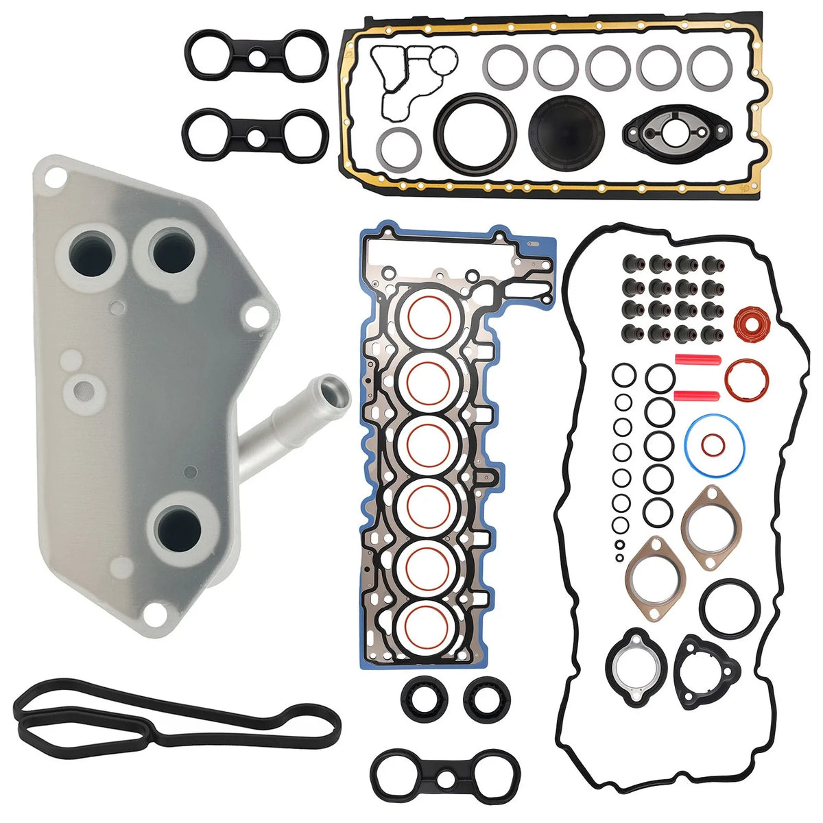 MLS Head Gasket Set w/ Engine Oil Cooler for BMW 128i (2008-2013)