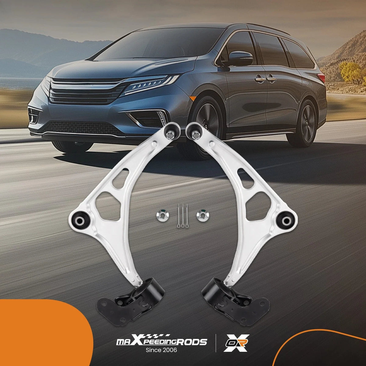 Front Lower Control Arms with Ball Joint for Honda Odyssey (2018–2024)